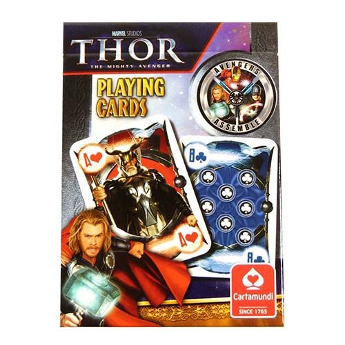 Thor the mighty avenger playing cards Cartamundi poker deck Marvel 5411068752308 film cinema official movie 11