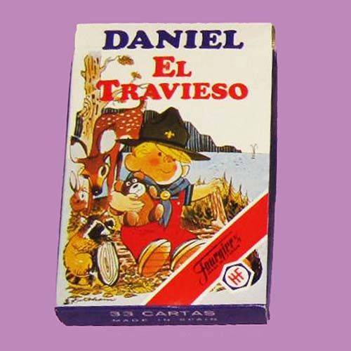 Daniel el Travieso 1987 baraja Fournier